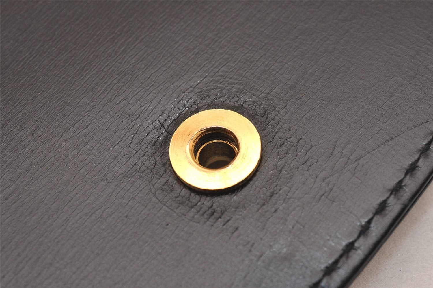 Authentic GUCCI Shoulder Cross Body Bag Purse Leather Black Junk 3725J