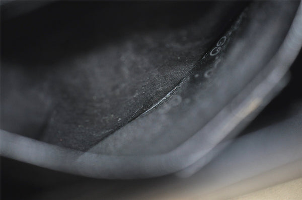 Authentic GUCCI Shoulder Cross Body Bag Purse Leather Black Junk 3725J