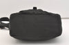 Authentic PRADA Nylon Tessuto Leather Shoulder Cross Body Bag Purse Black 3726J