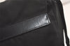 Authentic PRADA Nylon Tessuto Leather Shoulder Cross Body Bag Purse Black 3726J