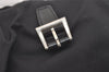 Authentic PRADA Nylon Tessuto Leather Shoulder Cross Body Bag Purse Black 3726J