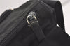 Authentic PRADA Nylon Tessuto Leather Shoulder Cross Body Bag Purse Black 3726J