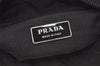 Authentic PRADA Nylon Tessuto Leather Shoulder Cross Body Bag Purse Black 3726J