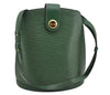 Authentic Louis Vuitton Epi Cluny Shoulder Bag Purse Green M52254 LV 3727J