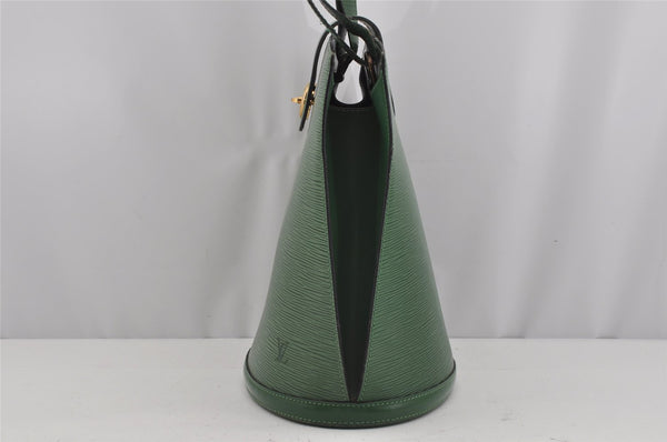 Authentic Louis Vuitton Epi Cluny Shoulder Bag Purse Green M52254 LV 3727J