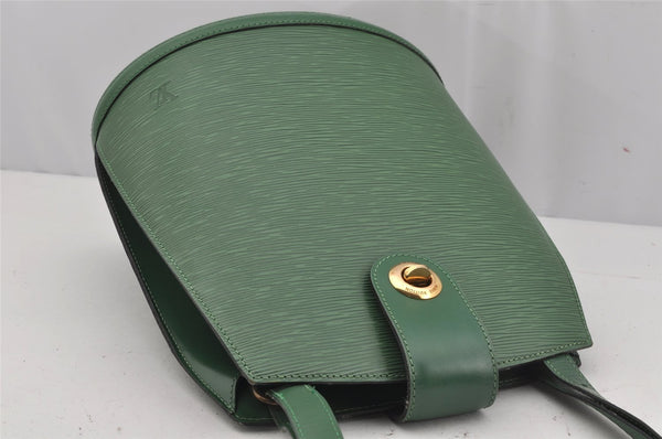 Authentic Louis Vuitton Epi Cluny Shoulder Bag Purse Green M52254 LV 3727J