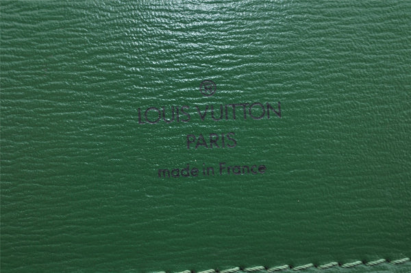 Authentic Louis Vuitton Epi Cluny Shoulder Bag Purse Green M52254 LV 3727J