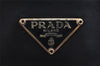 Authentic PRADA Nylon Tessuto Leather Shoulder Hand Bag Purse Black 3728J
