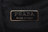 Authentic PRADA Nylon Tessuto Leather Shoulder Hand Bag Purse Black 3728J