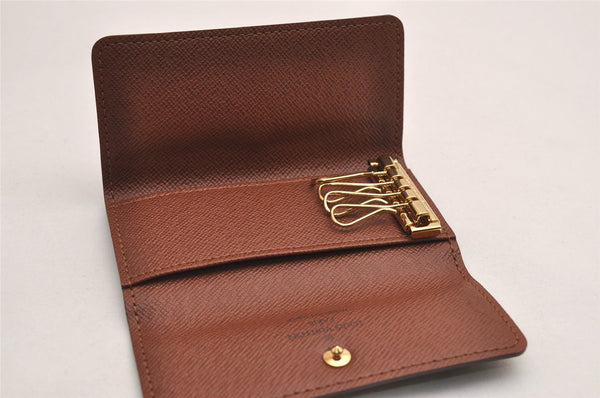 Auth Louis Vuitton Monogram Multicles 4 Four Hooks Key Case M62631 Box 3729J