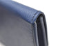 Authentic PRADA Vintage Saffiano Multic Leather Coin Case Purse Navy Blue 3731K