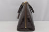 Authentic Louis Vuitton Vernis Alma PM Hand Bag Purse Wine Red M91611 LV 3733J