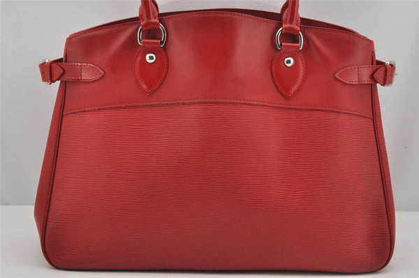 Authentic Louis Vuitton Epi Passy GM Shoulder Hand Bag Red M5925E LV 3734J
