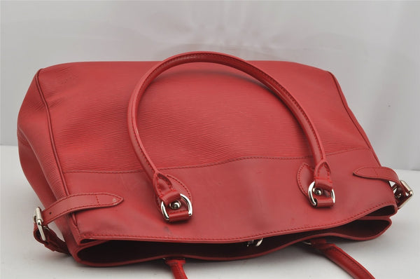 Authentic Louis Vuitton Epi Passy GM Shoulder Hand Bag Red M5925E LV 3734J