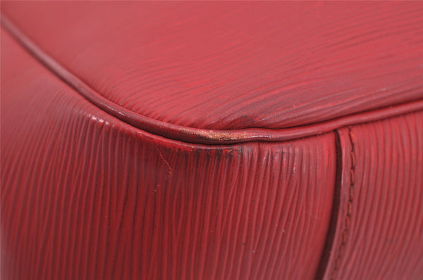 Authentic Louis Vuitton Epi Passy GM Shoulder Hand Bag Red M5925E LV 3734J