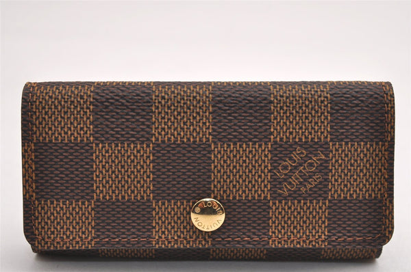 Authentic Louis Vuitton Damier Multicles 4 Key Case Holder N62631 LV Box 3735J