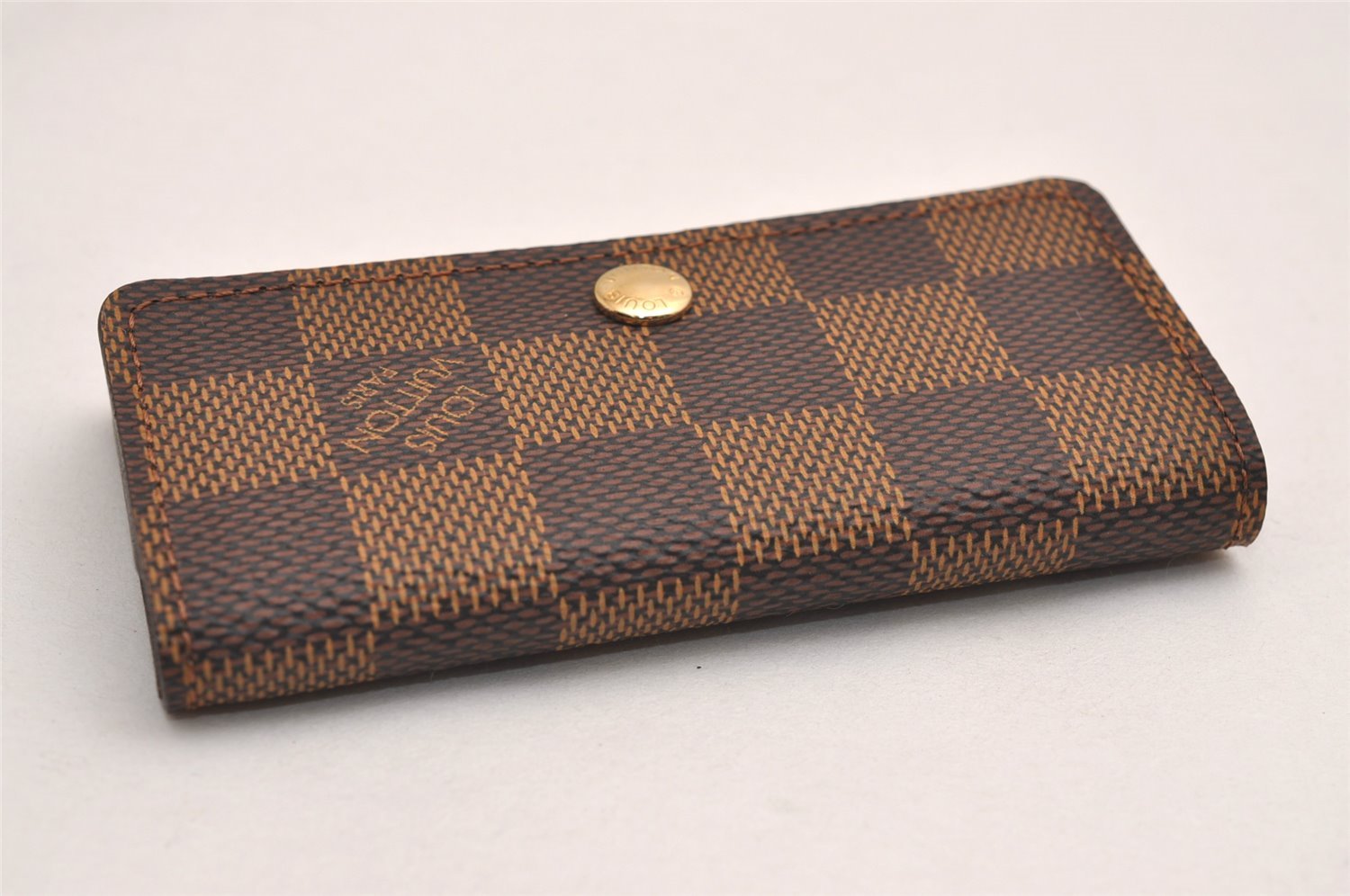 Authentic Louis Vuitton Damier Multicles 4 Key Case Holder N62631 LV Box 3735J