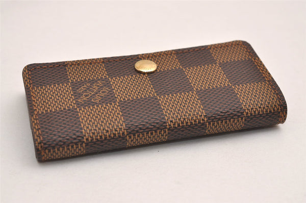 Authentic Louis Vuitton Damier Multicles 4 Key Case Holder N62631 LV Box 3735J
