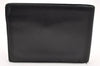 Authentic PRADA Saffiano Leather Vintage Bifold Wallet Purse Black 3735K