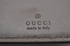 Authentic GUCCI Jumbo GG Emboss 6 Hooks Key Case Purse Leather 625565 Gray 3736J
