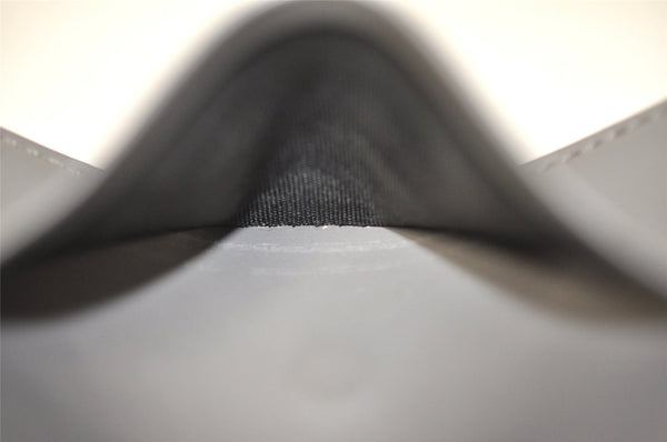 Authentic GUCCI Jumbo GG Emboss 6 Hooks Key Case Purse Leather 625565 Gray 3736J