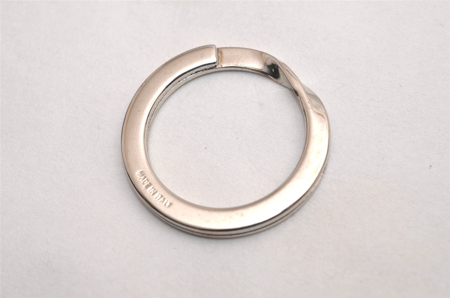 Authentic GUCCI Jumbo GG Emboss 6 Hooks Key Case Purse Leather 625565 Gray 3736J