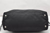 Authentic PRADA Nylon Tessuto Saffiano Leather 2Way Tote Bag Black 3736K