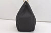 Authentic GUCCI Shoulder Hand Bag Purse GG Nylon Leather 257268 Black 3737J