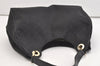 Authentic GUCCI Shoulder Hand Bag Purse GG Nylon Leather 257268 Black 3737J