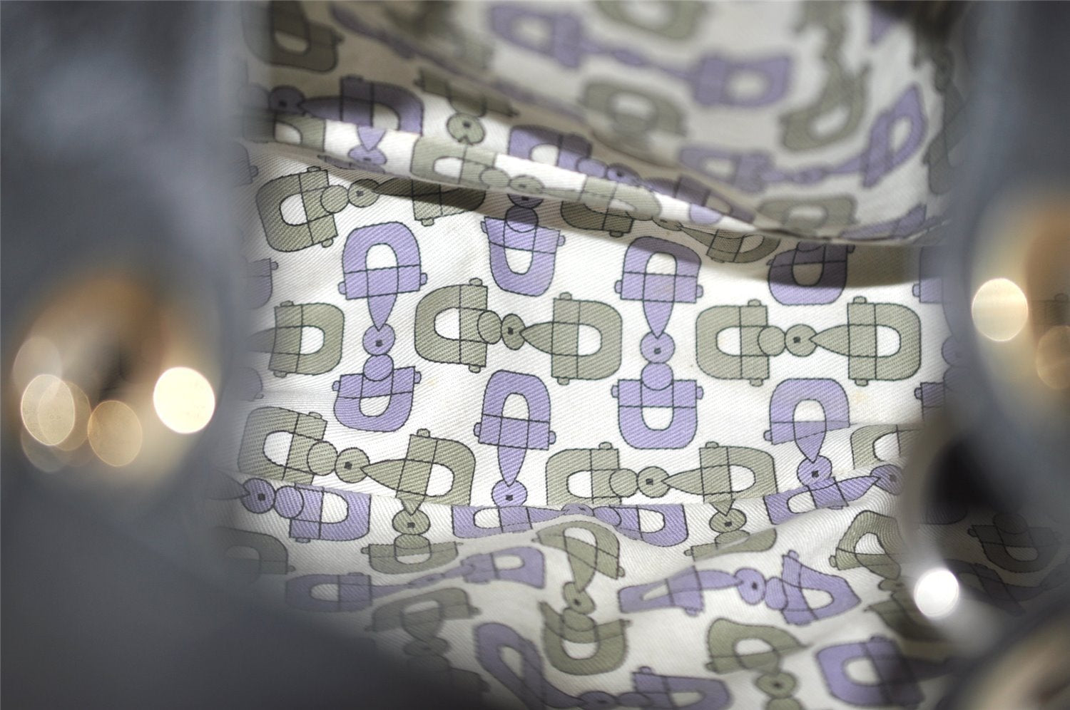 Authentic GUCCI Shoulder Hand Bag Purse GG Nylon Leather 257268 Black 3737J