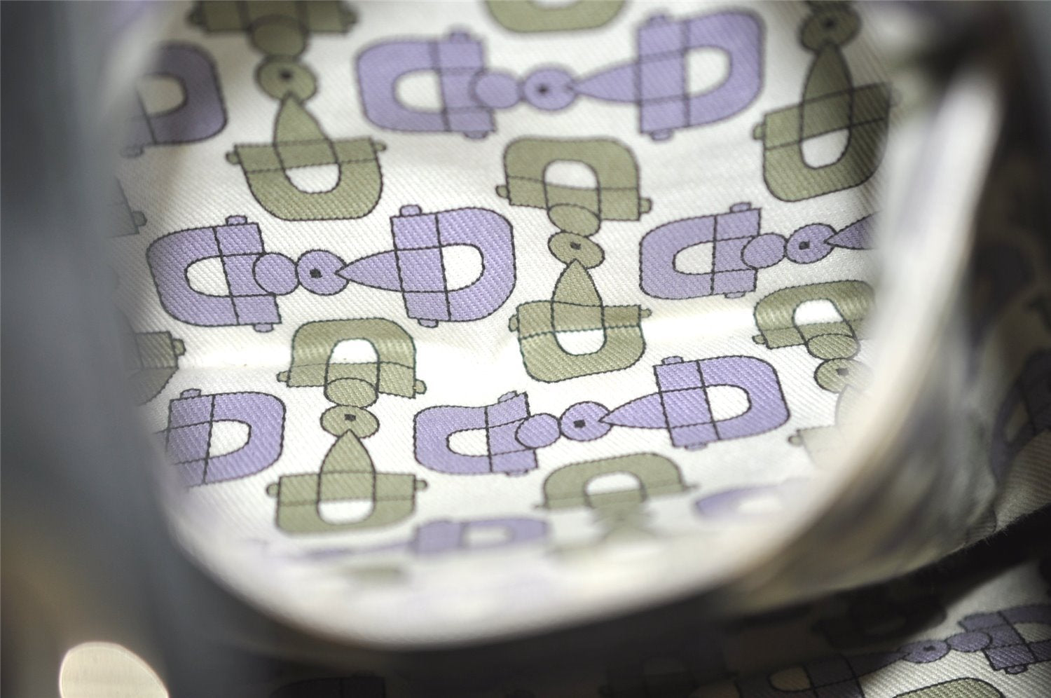 Authentic GUCCI Shoulder Hand Bag Purse GG Nylon Leather 257268 Black 3737J