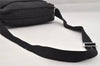 Authentic PRADA Nylon Tessuto Leather Shoulder Cross Body Bag Purse Black 3737K