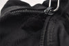 Authentic PRADA Nylon Tessuto Leather Shoulder Cross Body Bag Purse Black 3737K