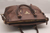 Authentic PRADA Vintage Leather Nappa 2Way Shoulder Hand Tote Bag Brown 3738J