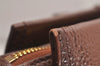 Authentic PRADA Vintage Leather Nappa 2Way Shoulder Hand Tote Bag Brown 3738J