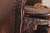 Authentic PRADA Vintage Leather Nappa 2Way Shoulder Hand Tote Bag Brown 3738J