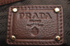 Authentic PRADA Vintage Leather Nappa 2Way Shoulder Hand Tote Bag Brown 3738J
