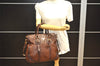 Authentic PRADA Vintage Leather Nappa 2Way Shoulder Hand Tote Bag Brown 3738J