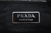 Authentic PRADA Nylon Tessuto Leather Shoulder Cross Body Bag Black 3738K