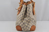 Authentic Louis Vuitton Damier Azur Hampstead MM N51206 Shoulder Tote Bag 3739J
