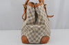 Authentic Louis Vuitton Damier Azur Hampstead MM N51206 Shoulder Tote Bag 3739J