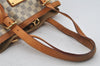 Authentic Louis Vuitton Damier Azur Hampstead MM N51206 Shoulder Tote Bag 3739J