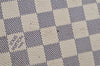 Authentic Louis Vuitton Damier Azur Hampstead MM N51206 Shoulder Tote Bag 3739J