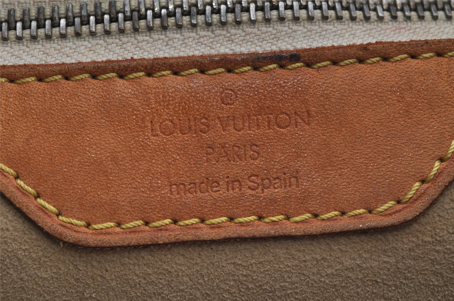 Authentic Louis Vuitton Damier Azur Hampstead MM N51206 Shoulder Tote Bag 3739J