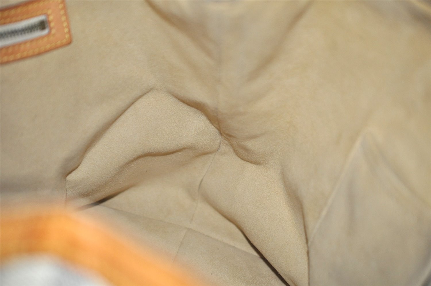 Authentic Louis Vuitton Damier Azur Hampstead MM N51206 Shoulder Tote Bag 3739J