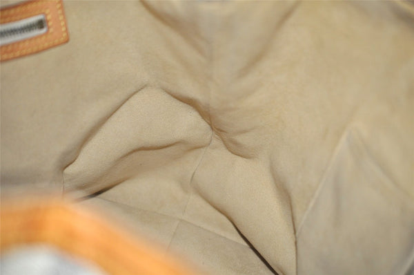 Authentic Louis Vuitton Damier Azur Hampstead MM N51206 Shoulder Tote Bag 3739J