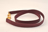 Authentic Louis Vuitton Leather Shoulder Strap Bordeaux Red 36" LV 3739L