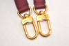 Authentic Louis Vuitton Leather Shoulder Strap Bordeaux Red 36" LV 3739L