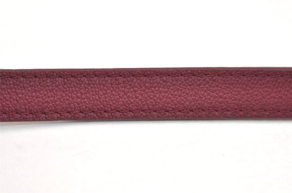 Authentic Louis Vuitton Leather Shoulder Strap Bordeaux Red 36" LV 3739L