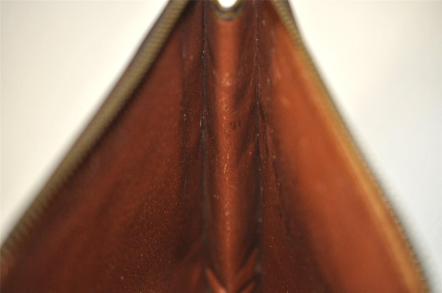 Auth Louis Vuitton Monogram Poche Documents Document Case Old Model Junk 3740I